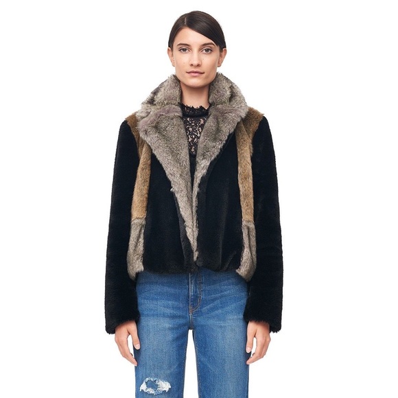 Rebecca Taylor Faux fur jacket - Picture 2 of 8